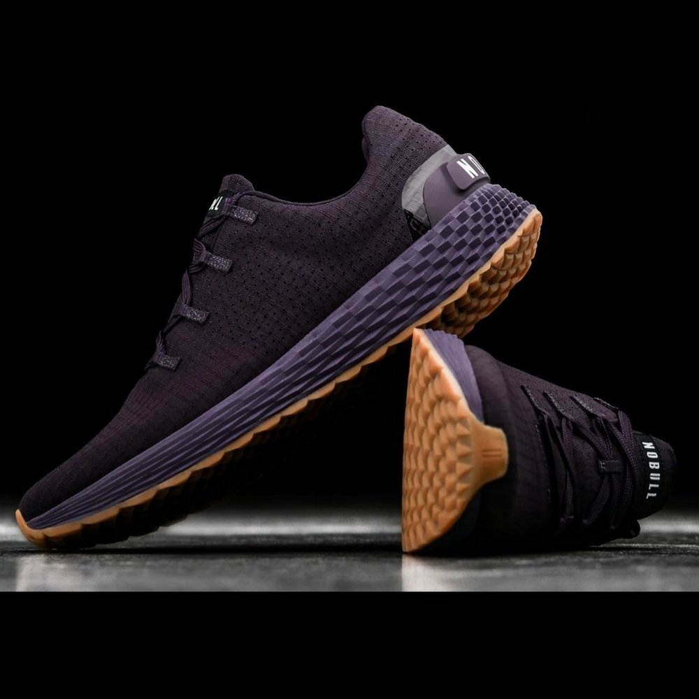 NOBULL RIPSTOP RUNNER PLUM WOMENS 8.5 NEW